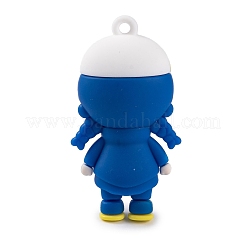 ポリ塩化ビニールのプラスチックチャーム  女の子  人形  64x34x21mm  穴：3.5mm&nbsp;KY-S172-14B