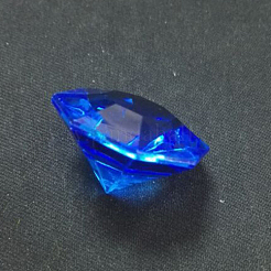 アクリルラインストーン尖底カボション  多面カット  ダイヤモンド  ダークブルー  30.1x20mm&nbsp;GACR-WH0001-01D