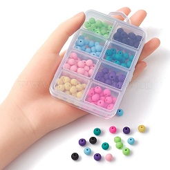 176Pcs 8 Colors Handmade Polymer Clay Beads&nbsp;CLAY-YW0001-81