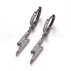 Brass Leverback Earrings&nbsp;EJEW-E234-02