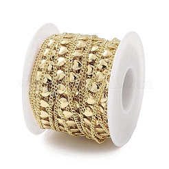 Rack Plating Brass Curb Chains&nbsp;CHC-F018-07G-01