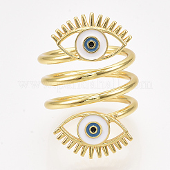 Brass Cuff Rings&nbsp;RJEW-S044-055