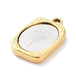 304 Stainless Steel Pendants&nbsp;STAS-F303-B09