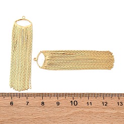 Brass Tassel Big Pendants&nbsp;KK-F898-22B-G