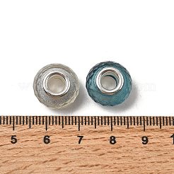 Faceted Resin European Beads&nbsp;RESI-C063-01B