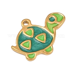 304 Stainless Steel Enamel Charms&nbsp;STAS-G363-19G-03