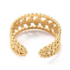 Ion Plating(IP) 304 Stainless Steel Finger Rings&nbsp;RJEW-L102-27G
