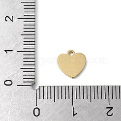304 Stainless Steel Stamping Blank Tag Charms&nbsp;STAS-E501-02G
