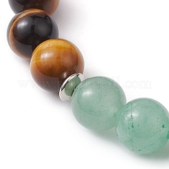 Chakra Gemstone Beaded Stretch Bracelets&nbsp;BJEW-JB10204-01