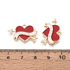 Alloy Enamel Pendants&nbsp;ENAM-T024-25A-G