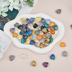 100Pcs 10 Colors Electroplate Glass Beads Strands&nbsp;GLAA-FH0001-78