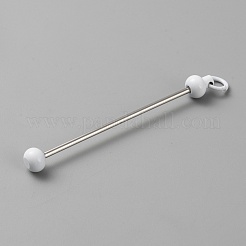 Iron Bar Beadable Keychain for Jewelry Making DIY Crafts&nbsp;IFIN-SZC0005-01A-06