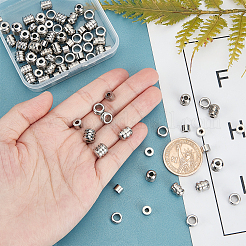 80Pcs 4 Style 304 Stainless Steel Beads&nbsp;STAS-DC0005-57