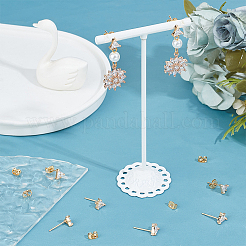 10Pcs Brass Stud Earring Findings&nbsp;KK-BBC0012-97