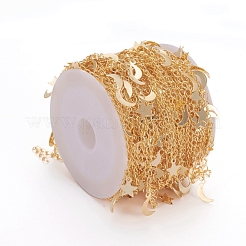 Handmade Brass Curb Chains&nbsp;CHC-D026-13G