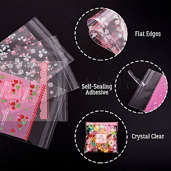 100Pcs 4 Styles Translucent OPP Bakeware Bags&nbsp;ABAG-TA0001-37