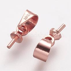 Rack Plating Brass Peg Bails Pendants&nbsp;KK-A142-012RG