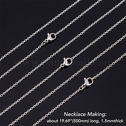 304 Stainless Steel Necklace&nbsp;MAK-BC0001-04P