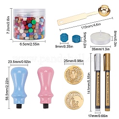 DIY Wax Seal Stamps Kit&nbsp;DIY-CP0003-71B