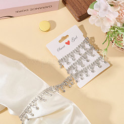 Flower Crystal Glass Rhinestone Cup Chains&nbsp;DIY-GL0005-73