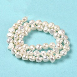Natural Cultured Freshwater Pearl Beads Strands&nbsp;PEAR-E017-15
