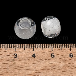 Transparent Resin European Beads&nbsp;RESI-F073-19