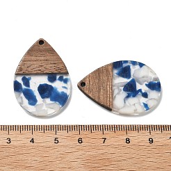 Resin and Walnut Pendants&nbsp;LS-FIND-R051-15A
