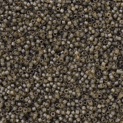 MIYUKIデリカビーズ  シリンダー  日本製シードビーズ  11/0  （db0384)マット透明スモーキークォーツ光沢  1.3x1.6mm  穴：0.8mm  約2000個/10g&nbsp;X-SEED-J020-DB0384