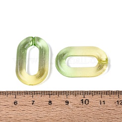 Two Tone Transparent Acrylic Linking Rings&nbsp;OACR-S036-006A-N05