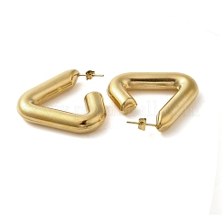 304 Stainless Steel Stud Earrings for Women&nbsp;EJEW-U019-01G-03