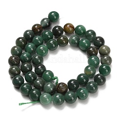 Natural African Jade Beads Strands&nbsp;G-F820-K02-8mm