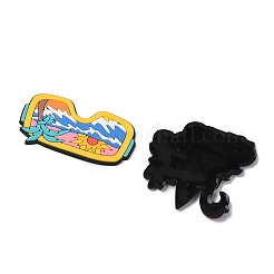 Beach Theme PVC Plastic Cabochons&nbsp;PL-CBABCB6-06