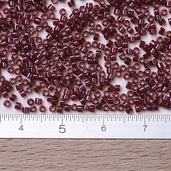 MIYUKIデリカビーズ  シリンダー  日本製シードビーズ  11/0  （db0105)ガーネットゴールド光沢  1.3x1.6mm  穴：0.8mm  約2000PCS /ボトル  10 G /ボトル&nbsp;SEED-JP0008-DB0105