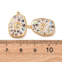 304 Stainless Steel Enamel Pendants&nbsp;STAS-F352-04B-01