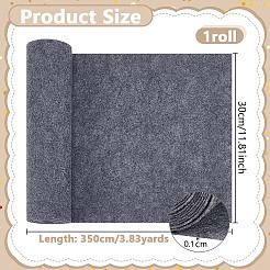 フェルト不織布  DIYクラフト  グレー  3500x300x1mm&nbsp;DIY-WH0591-478A-02