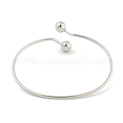 Non-Tarnish 304 Stainless Steel Cuff Bangles&nbsp;BJEW-P331-12P