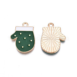 Christmas Style Alloy Enamel Pendants&nbsp;X-ENAM-Q442-62