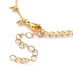 Natural Baroque Pearl Keshi Pearl Link Bracelets&nbsp;BJEW-JB05803-04