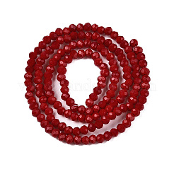 Opaque Solid Color Imitation Jade Glass Beads Strands&nbsp;LS-EGLA-A044-P2mm-D02