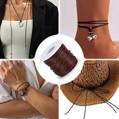 25M Round Cowhide Leather Cord&nbsp;WL-CL0001-42