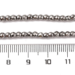 Electroplate Non-magnetic Synthetic Hematite Beads Strands&nbsp;G-J169B-3mm-07
