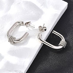 201 Stainless Steel Stud Earrings&nbsp;EJEW-Q026-10P