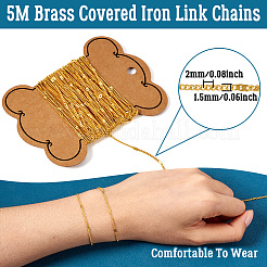 Soldered Brass Covered Iron Link Chains&nbsp;CH-TA0001-06C