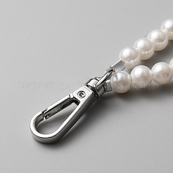 Plastic Imitation Pearl Beaded Universal Adjustable Cell Phone Strap Crossbody Neck Strap Phone Charms&nbsp;MOBA-WH0005-04P