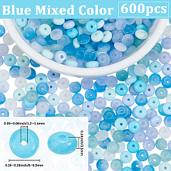 600Pcs Imitation Jade Glass Beads&nbsp;DGLA-PA0001-06E