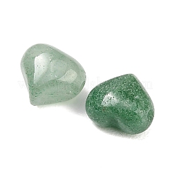天然グリーンストロベリークォーツビーズ  ハート  9~10x10~10.5x7~8mm  穴：1.4mm&nbsp;GG-CBA4A3B-C32-02