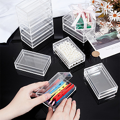 Transparent Plastic Display Case for Minifigures&nbsp;ODIS-WH0043-152C