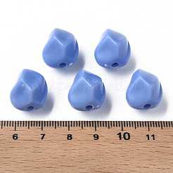 不透明なアクリルビーズ  ナゲット  コーンフラワーブルー  16.5x15x13.5mm  穴：2.5mm  約340個/500g&nbsp;MACR-S373-140-A02
