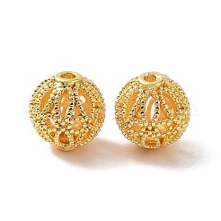 Rack Plating Brass Hollow Beads&nbsp;KK-P219-01A-G01