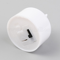 Plastic Flameless LED Tea Light Candles&nbsp;AJEW-H123-01B